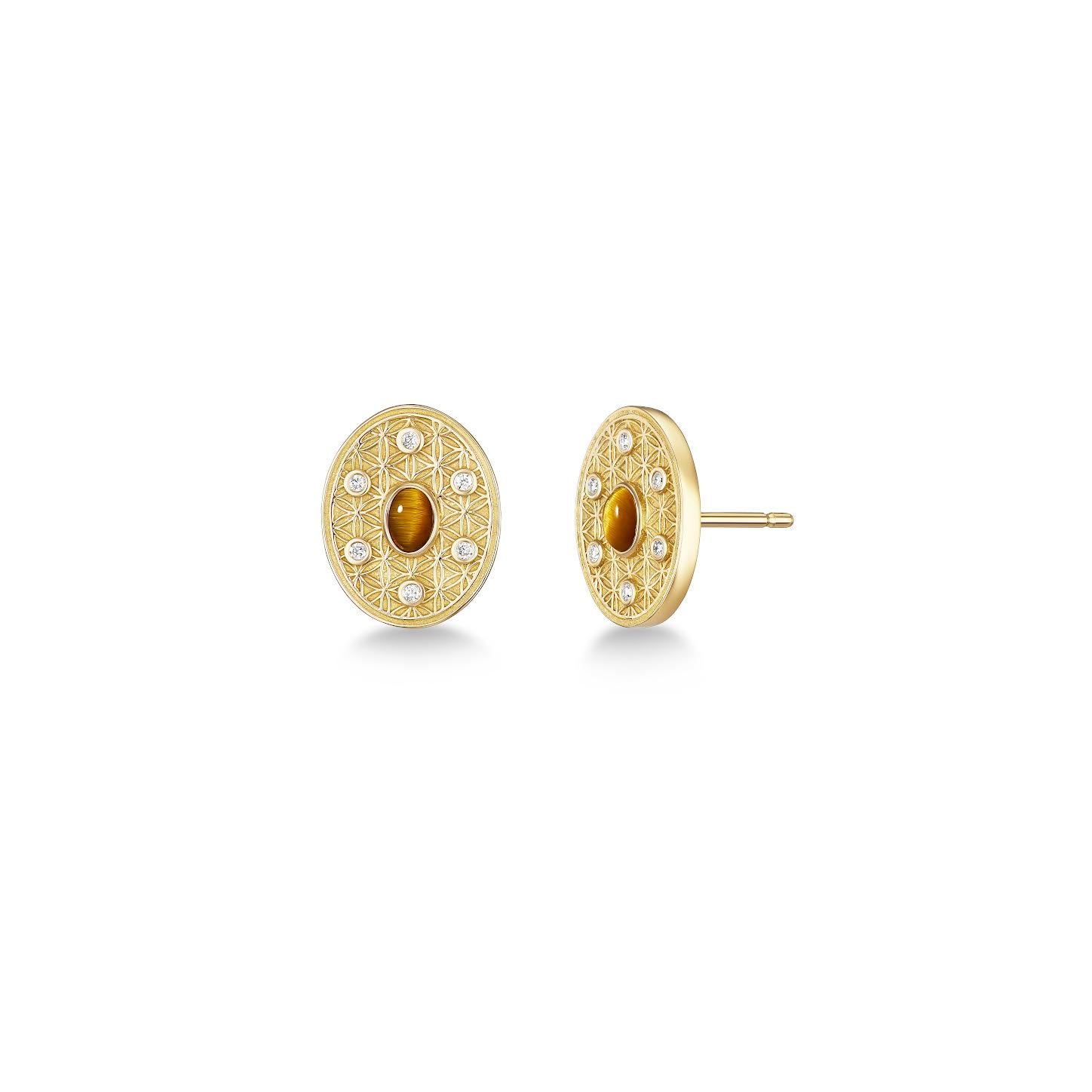 FLOWER OF LIFE STUDS