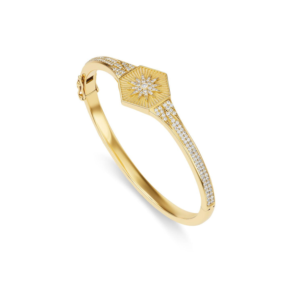 SACRED STARBURST BANGLE