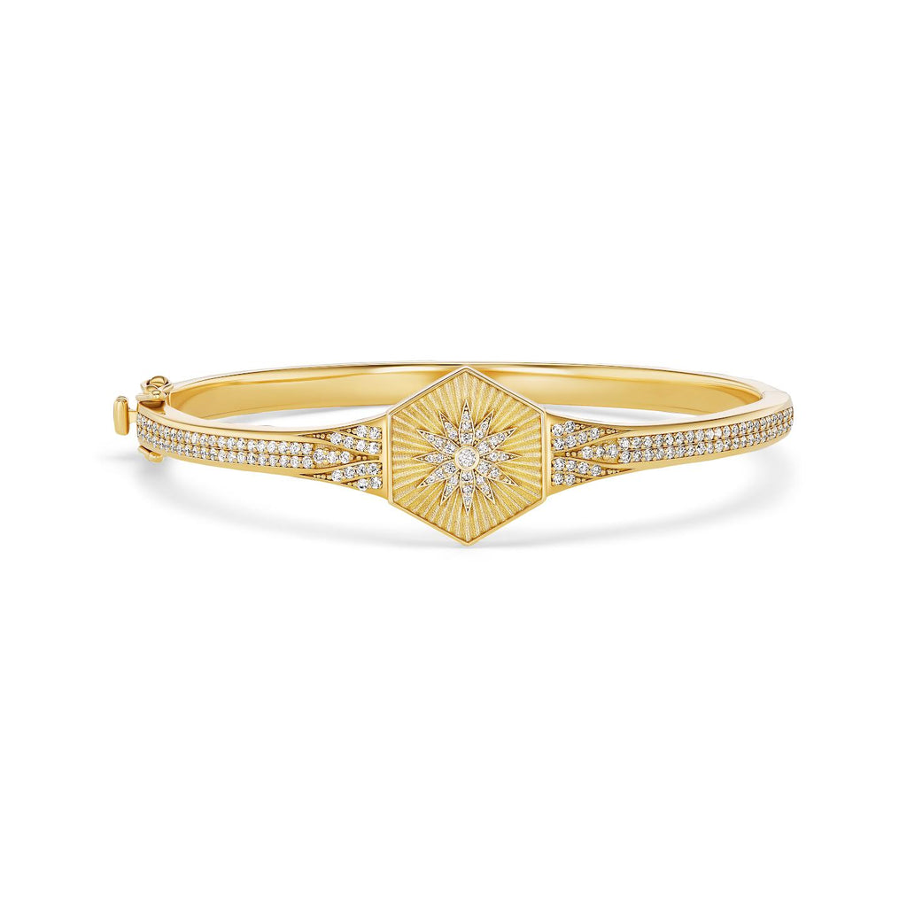 SACRED STARBURST BANGLE