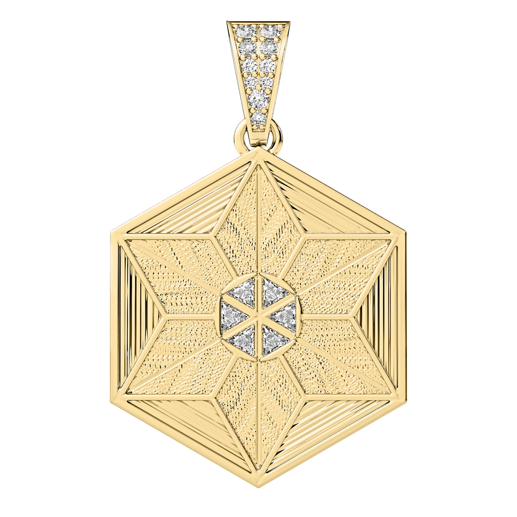 CHARIOT OF LIGHT WITH DIAMONDS