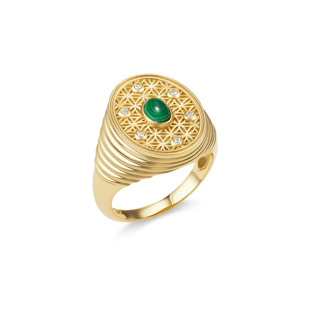 FLOWER OF LIFE RING