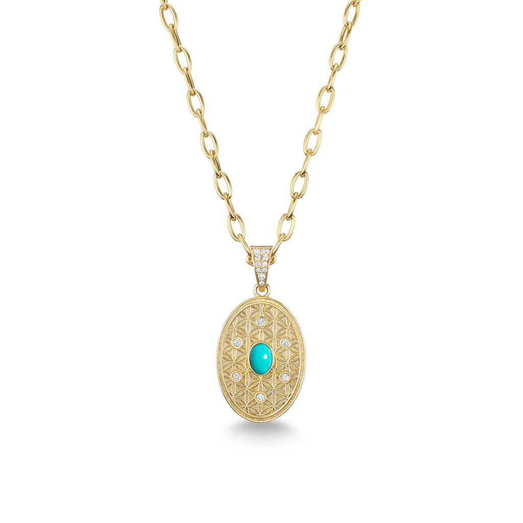 FLOWER OF LIFE TURQUOISE