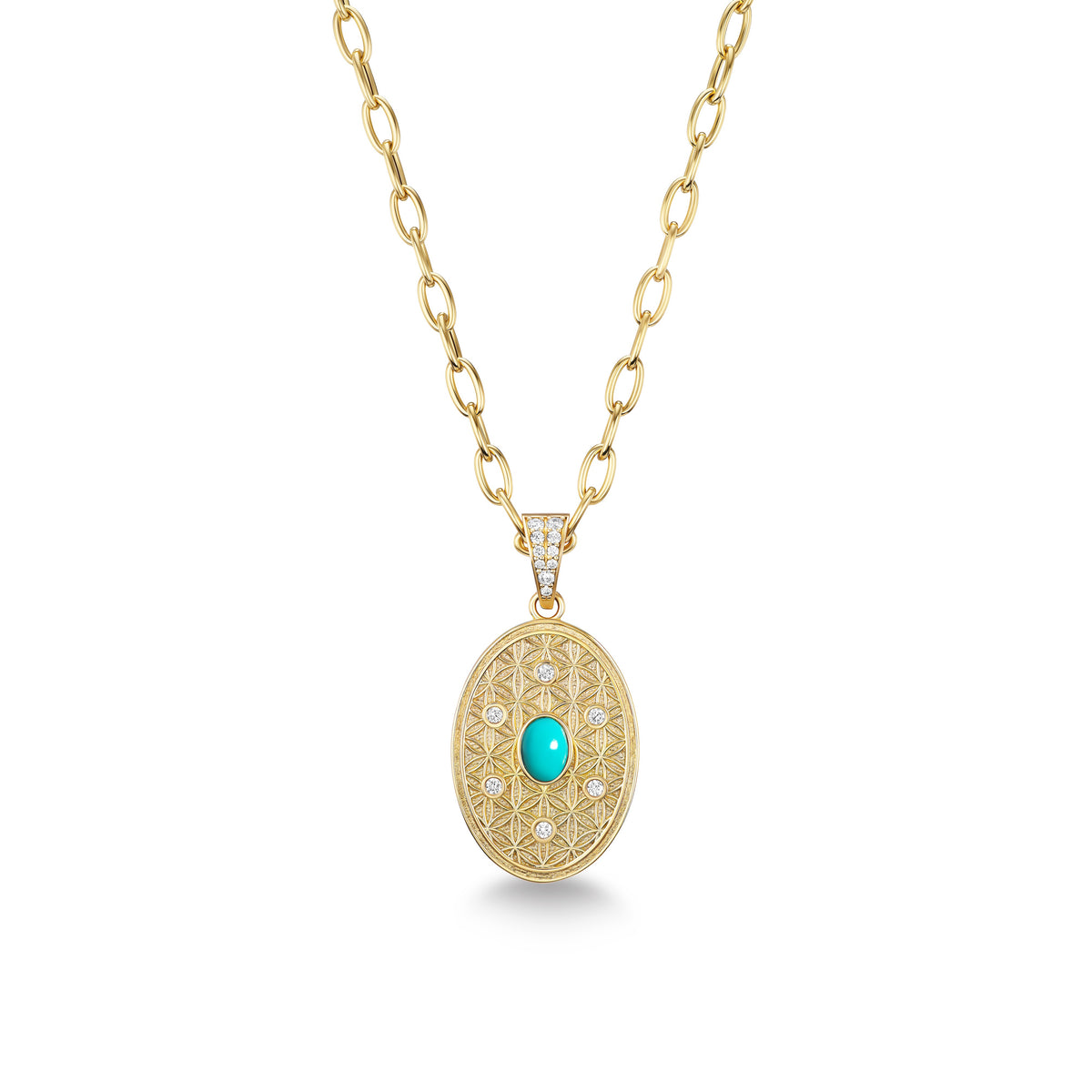 FLOWER OF LIFE TURQUOISE