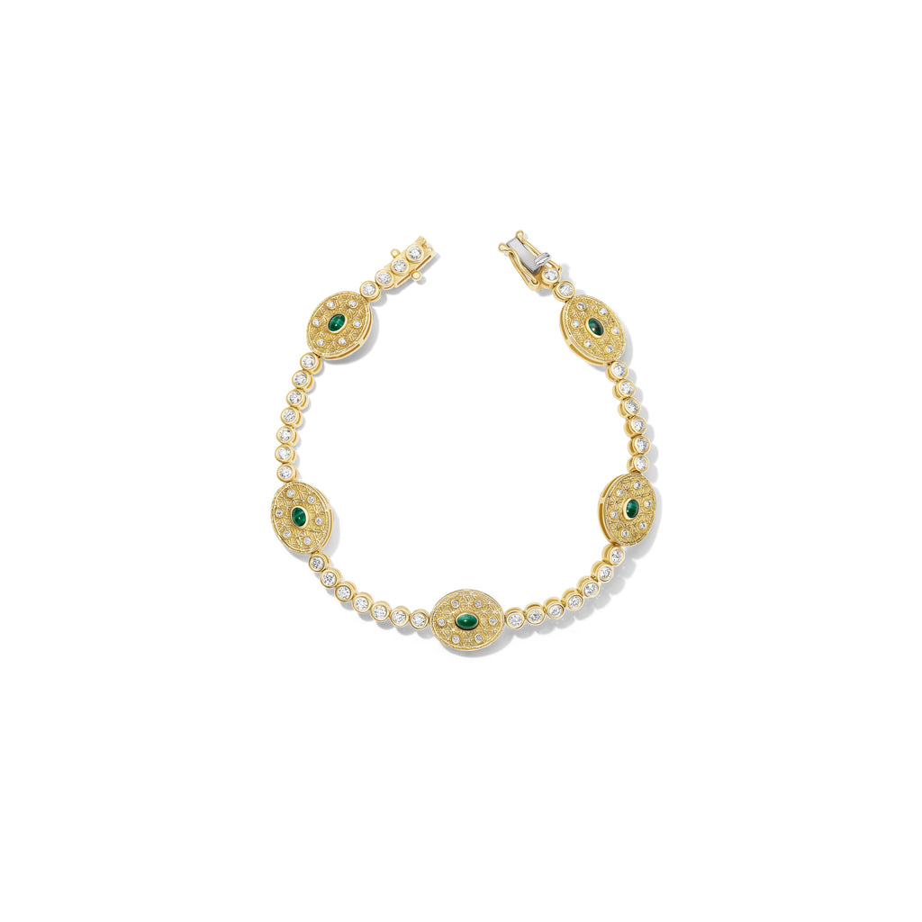 FLOWER OF LIFE TENNIS BRACELET