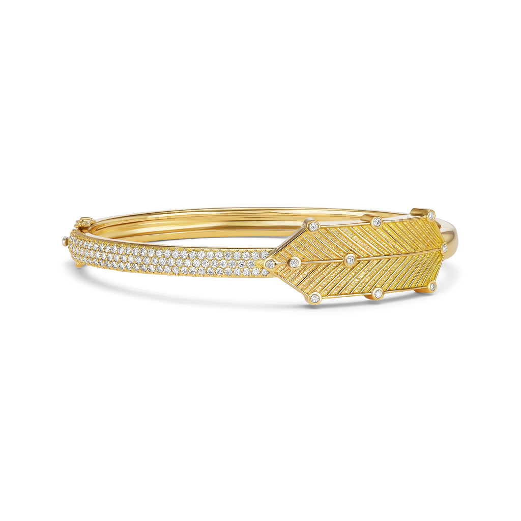 TREE OF LIFE HALF BANGLE