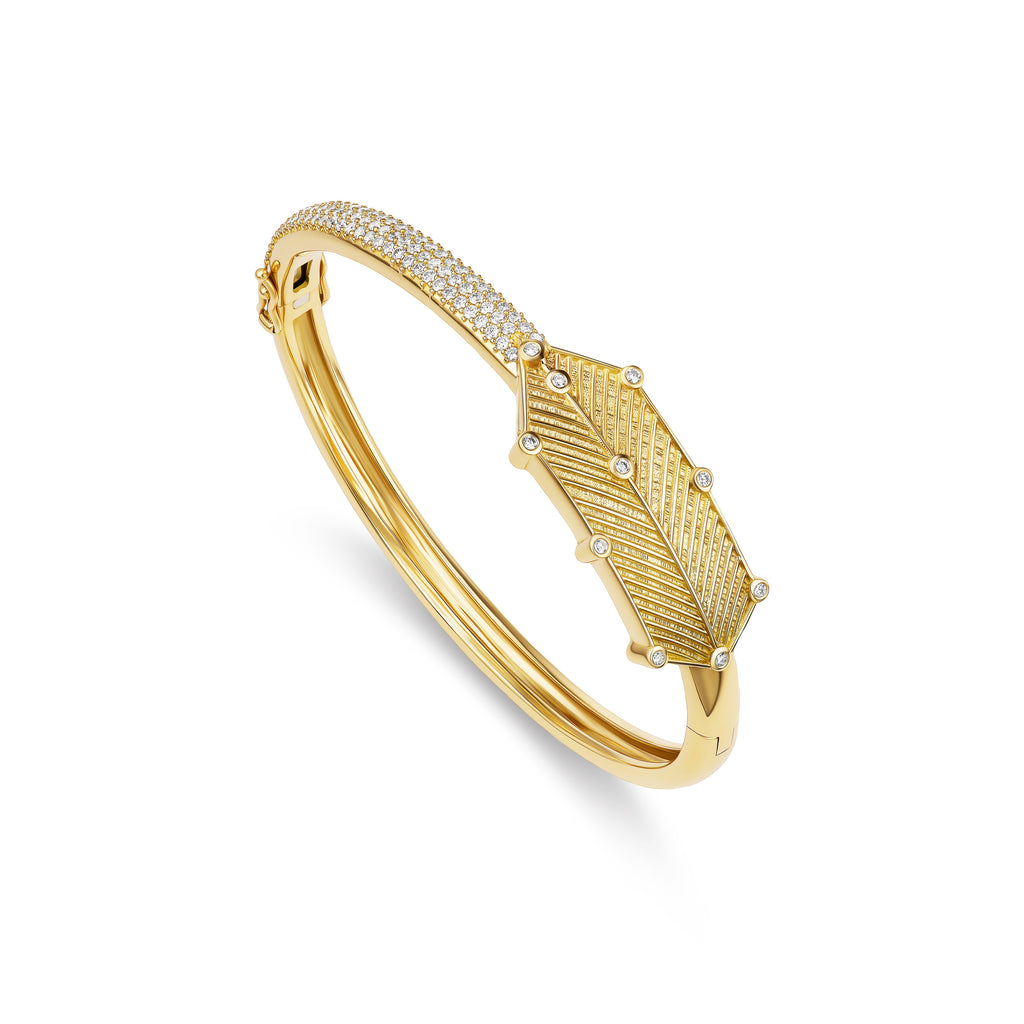TREE OF LIFE HALF BANGLE